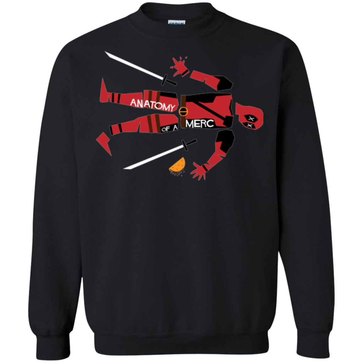 Sweatshirts Black / Small Anatomy of A Merc Crewneck Sweatshirt