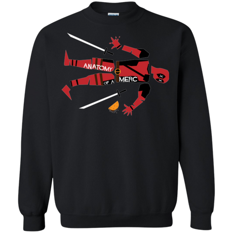 Sweatshirts Black / Small Anatomy of A Merc Crewneck Sweatshirt