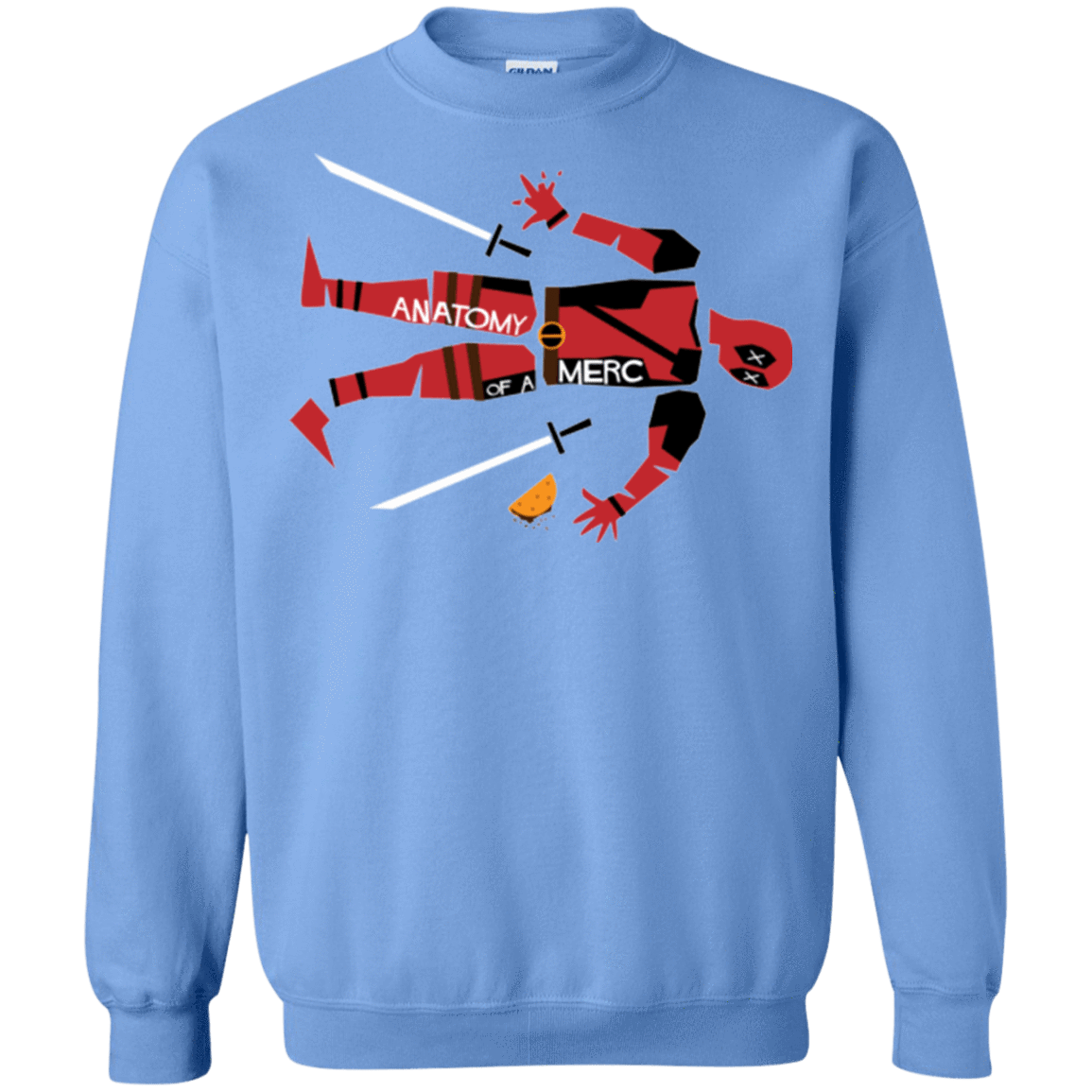 Sweatshirts Carolina Blue / Small Anatomy of A Merc Crewneck Sweatshirt