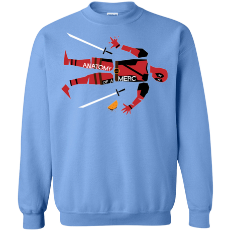 Sweatshirts Carolina Blue / Small Anatomy of A Merc Crewneck Sweatshirt