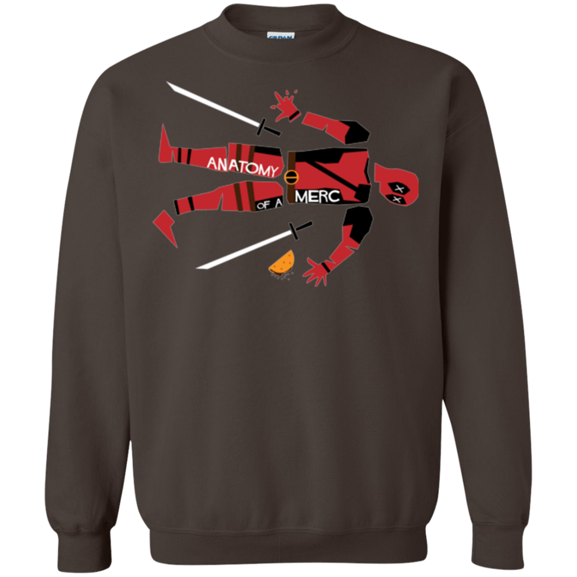 Sweatshirts Dark Chocolate / Small Anatomy of A Merc Crewneck Sweatshirt