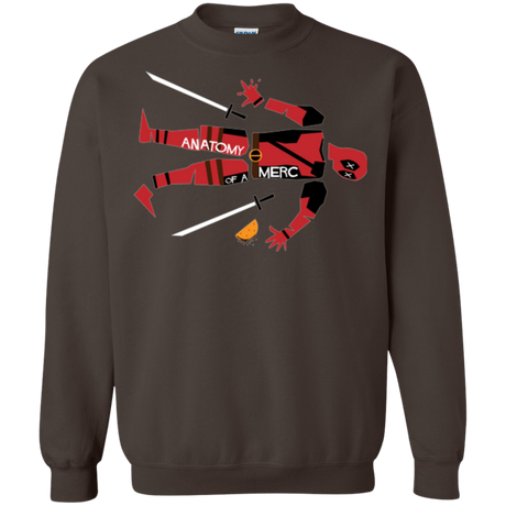 Sweatshirts Dark Chocolate / Small Anatomy of A Merc Crewneck Sweatshirt