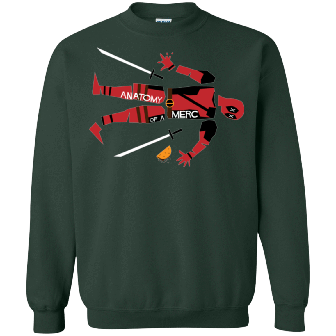 Sweatshirts Forest Green / Small Anatomy of A Merc Crewneck Sweatshirt