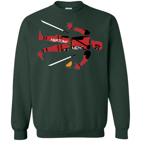 Sweatshirts Forest Green / Small Anatomy of A Merc Crewneck Sweatshirt