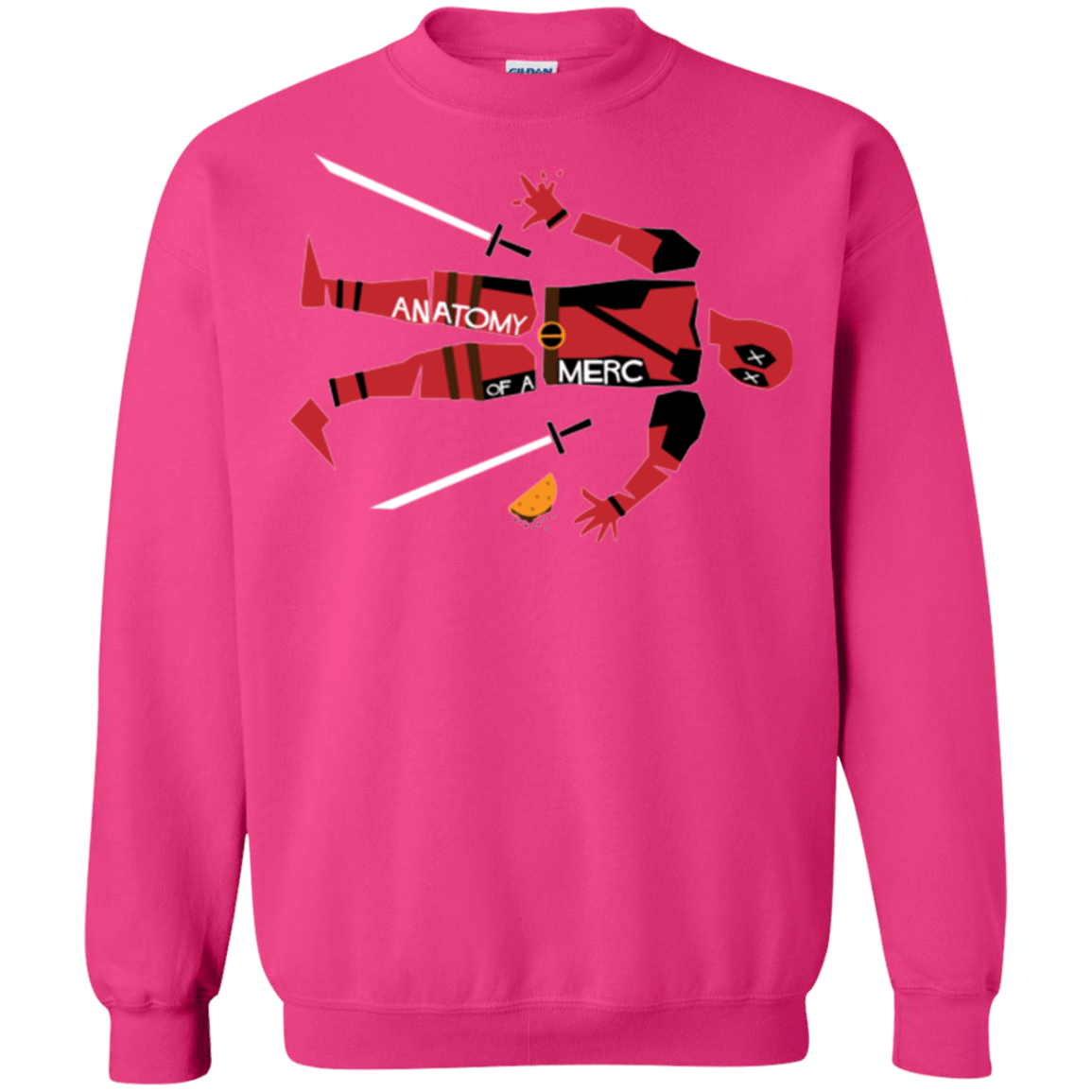 Sweatshirts Heliconia / Small Anatomy of A Merc Crewneck Sweatshirt