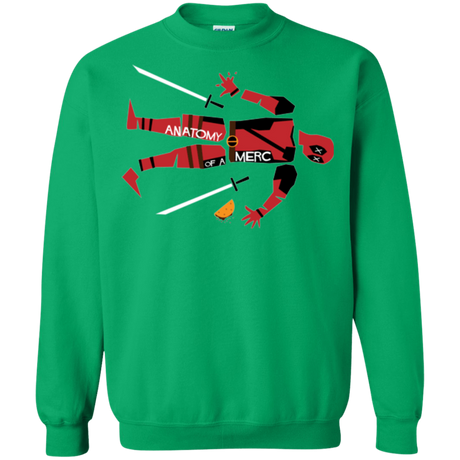 Sweatshirts Irish Green / Small Anatomy of A Merc Crewneck Sweatshirt