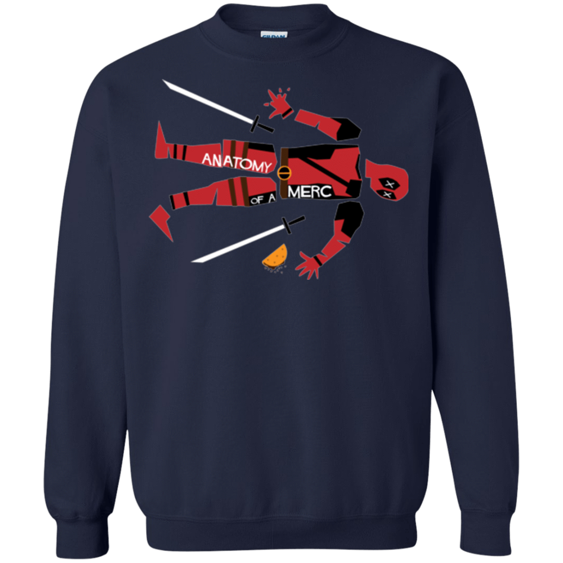 Sweatshirts Navy / Small Anatomy of A Merc Crewneck Sweatshirt