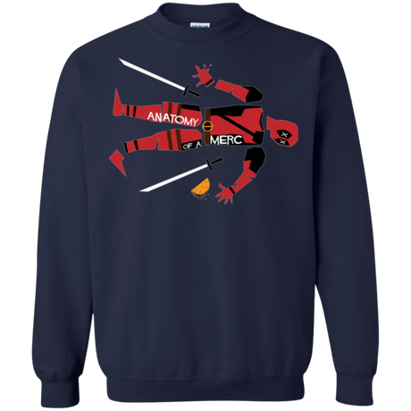 Sweatshirts Navy / Small Anatomy of A Merc Crewneck Sweatshirt