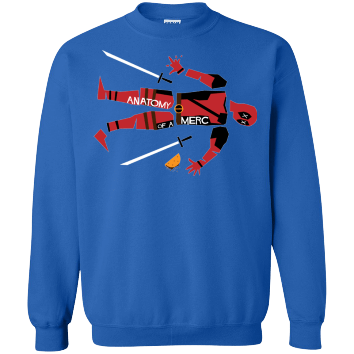 Sweatshirts Royal / Small Anatomy of A Merc Crewneck Sweatshirt