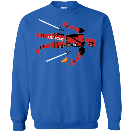 Sweatshirts Royal / Small Anatomy of A Merc Crewneck Sweatshirt