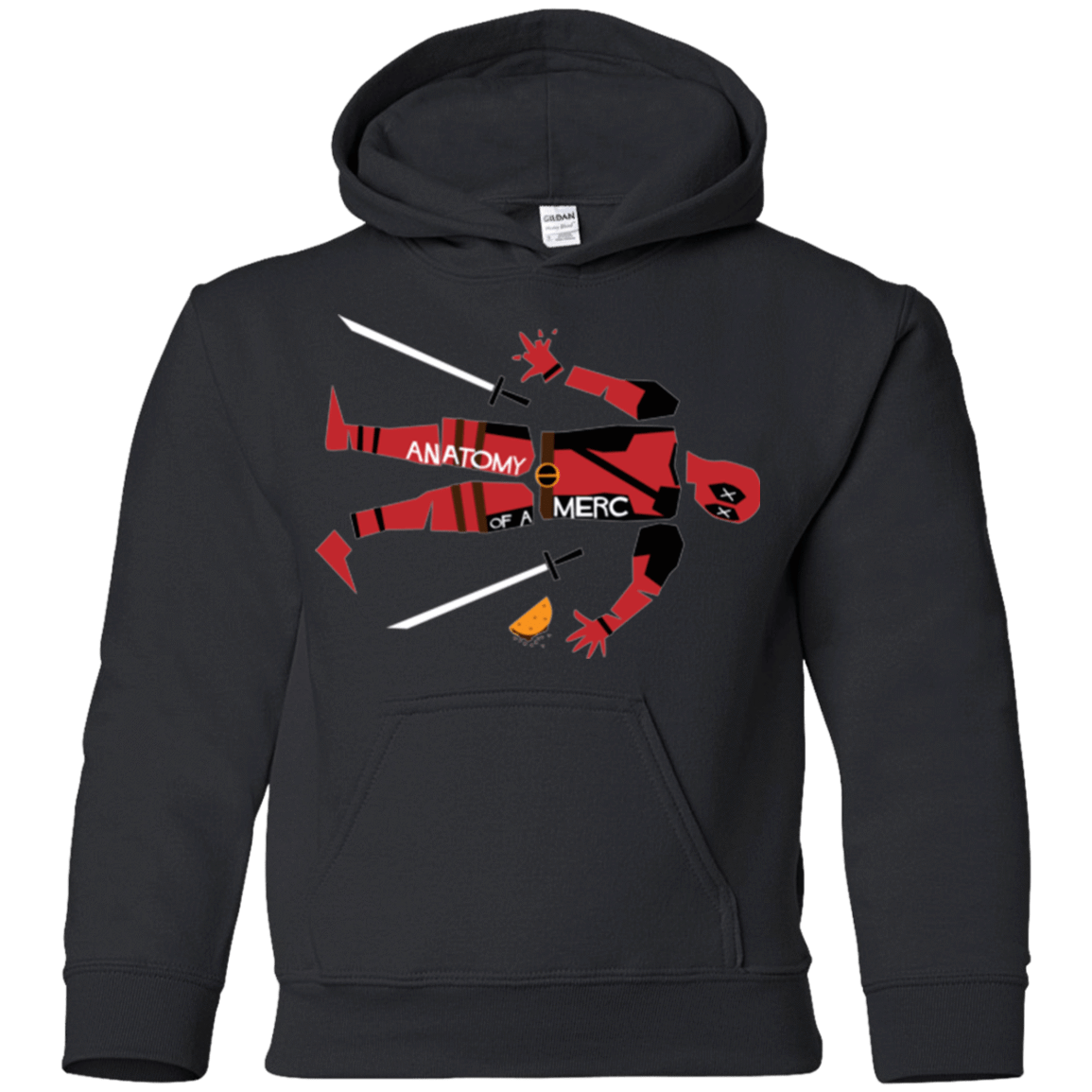 Sweatshirts Black / YS Anatomy of A Merc Youth Hoodie