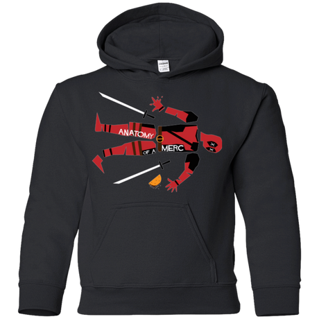 Sweatshirts Black / YS Anatomy of A Merc Youth Hoodie