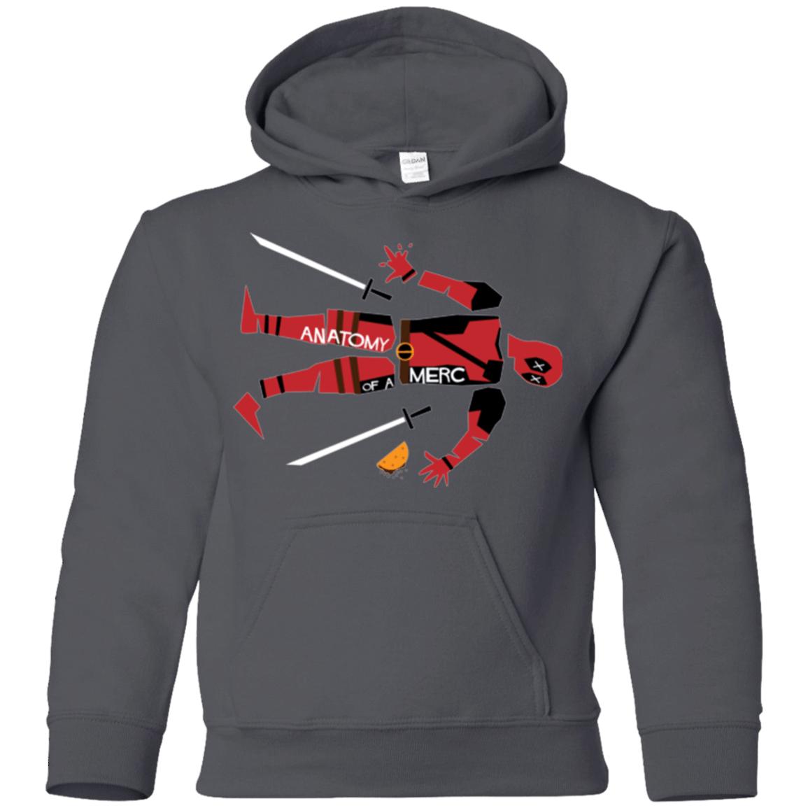 Sweatshirts Charcoal / YS Anatomy of A Merc Youth Hoodie