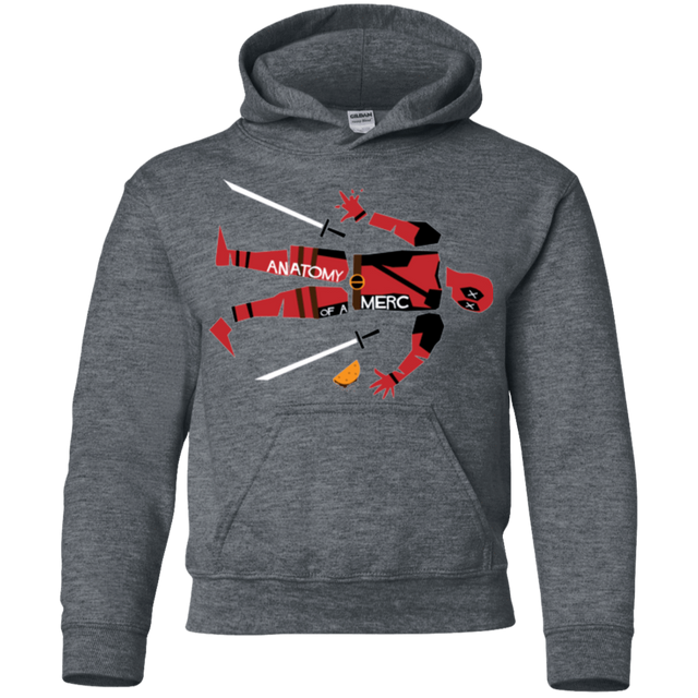 Sweatshirts Dark Heather / YS Anatomy of A Merc Youth Hoodie