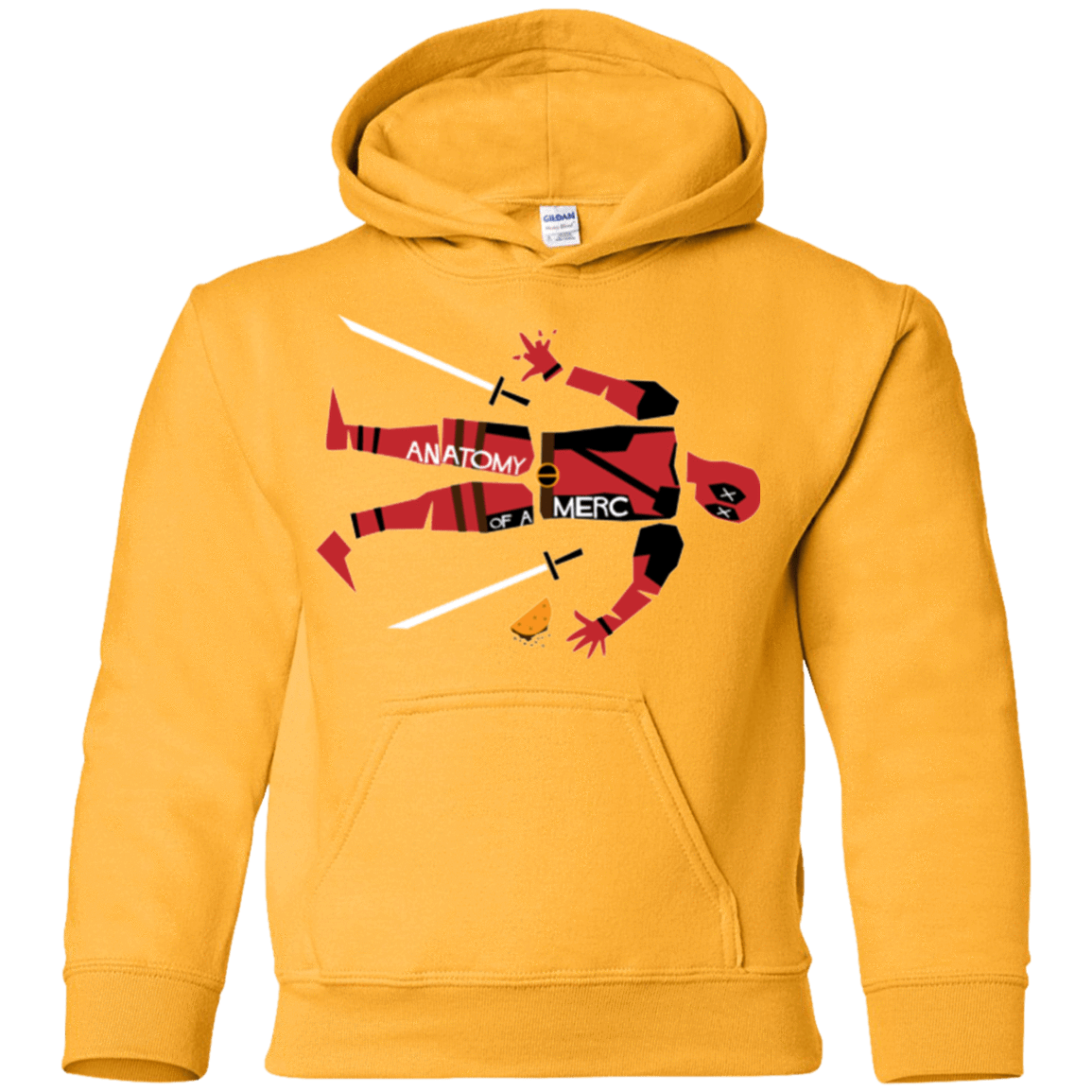 Sweatshirts Gold / YS Anatomy of A Merc Youth Hoodie