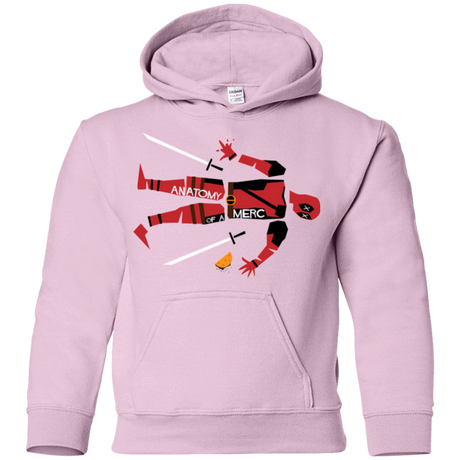Sweatshirts Light Pink / YS Anatomy of A Merc Youth Hoodie
