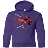 Sweatshirts Purple / YS Anatomy of A Merc Youth Hoodie