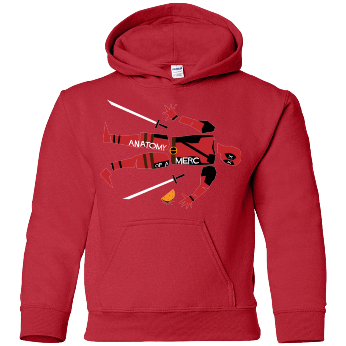Sweatshirts Red / YS Anatomy of A Merc Youth Hoodie