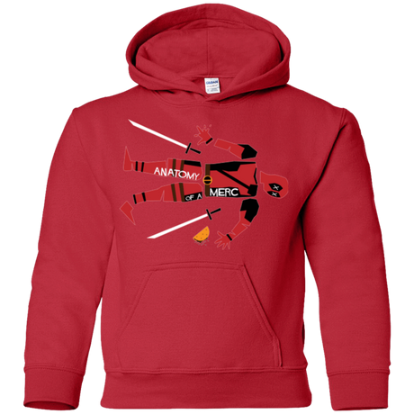 Sweatshirts Red / YS Anatomy of A Merc Youth Hoodie