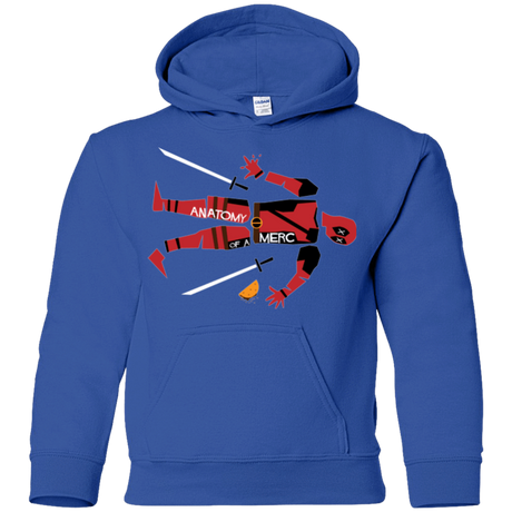 Sweatshirts Royal / YS Anatomy of A Merc Youth Hoodie