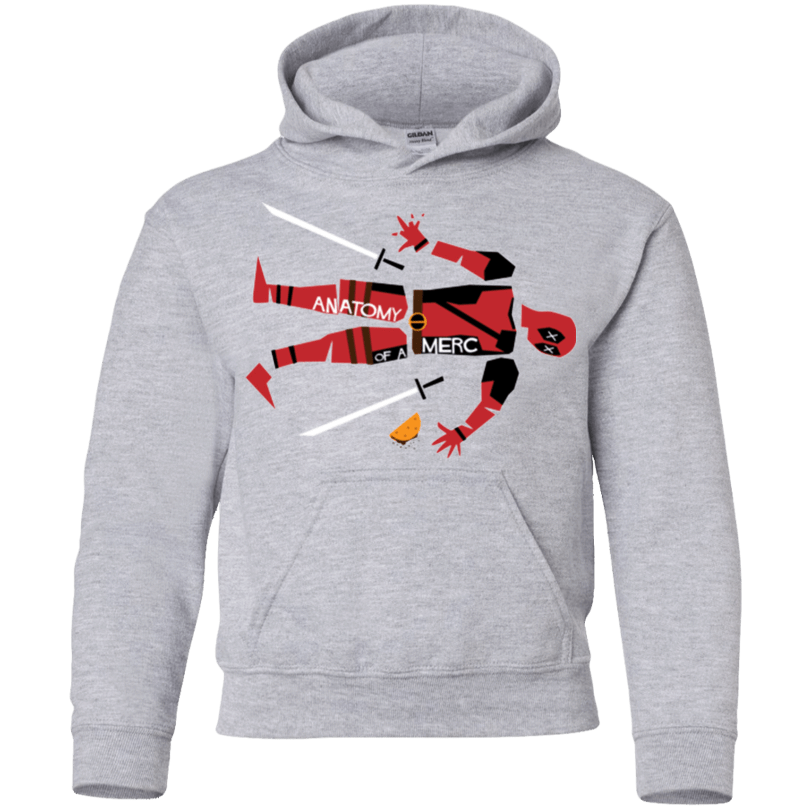 Sweatshirts Sport Grey / YS Anatomy of A Merc Youth Hoodie