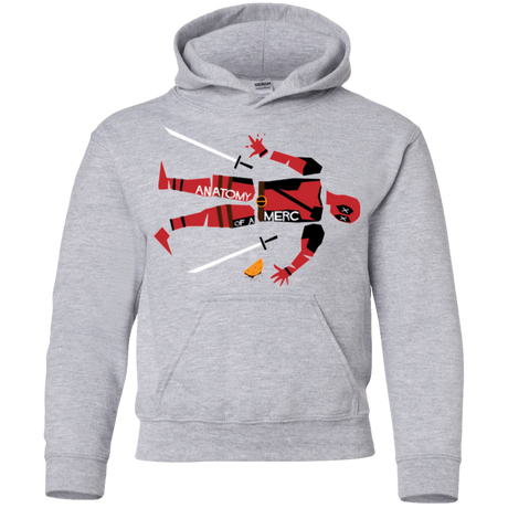 Sweatshirts Sport Grey / YS Anatomy of A Merc Youth Hoodie