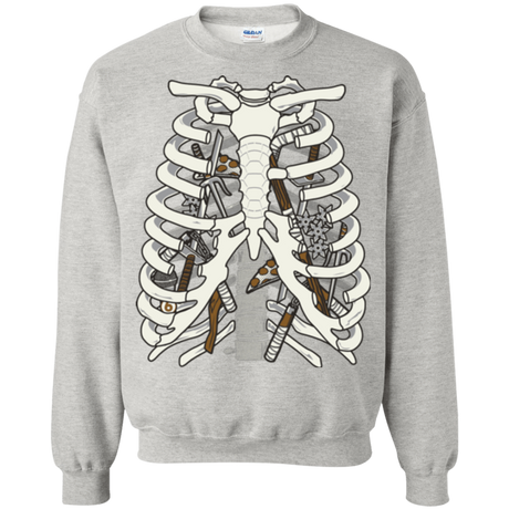 Sweatshirts Ash / Small Anatomy of a Ninja Turtle Crewneck Sweatshirt