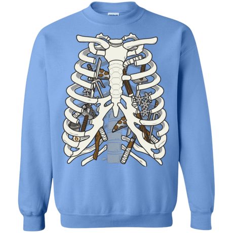 Sweatshirts Carolina Blue / Small Anatomy of a Ninja Turtle Crewneck Sweatshirt