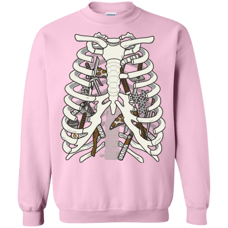 Sweatshirts Light Pink / Small Anatomy of a Ninja Turtle Crewneck Sweatshirt