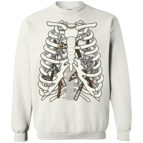 Sweatshirts White / Small Anatomy of a Ninja Turtle Crewneck Sweatshirt