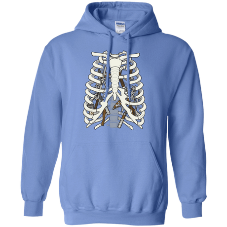 Sweatshirts Carolina Blue / Small Anatomy of a Ninja Turtle Pullover Hoodie