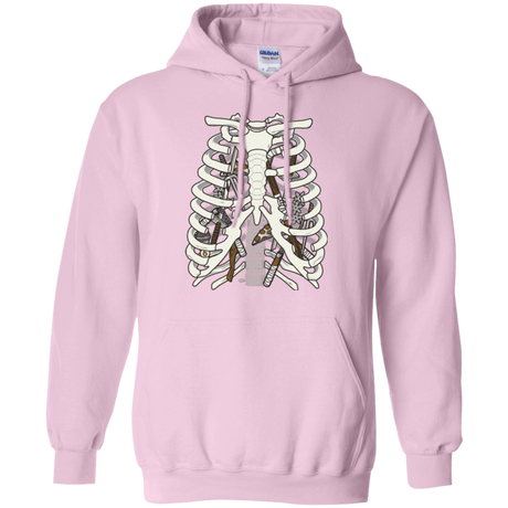 Sweatshirts Light Pink / Small Anatomy of a Ninja Turtle Pullover Hoodie