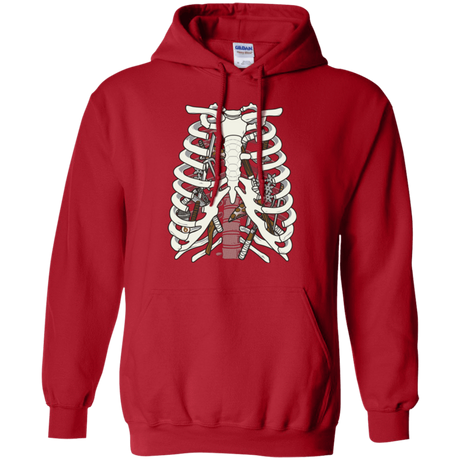 Sweatshirts Red / Small Anatomy of a Ninja Turtle Pullover Hoodie