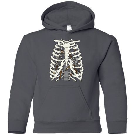 Sweatshirts Charcoal / YS Anatomy of a Ninja Turtle Youth Hoodie