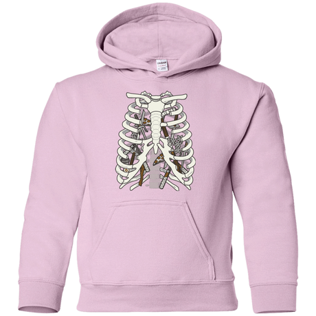 Sweatshirts Light Pink / YS Anatomy of a Ninja Turtle Youth Hoodie