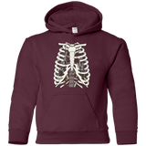 Sweatshirts Maroon / YS Anatomy of a Ninja Turtle Youth Hoodie