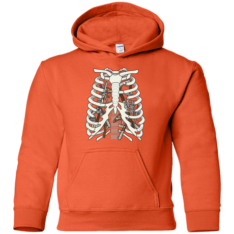 Sweatshirts Orange / YS Anatomy of a Ninja Turtle Youth Hoodie