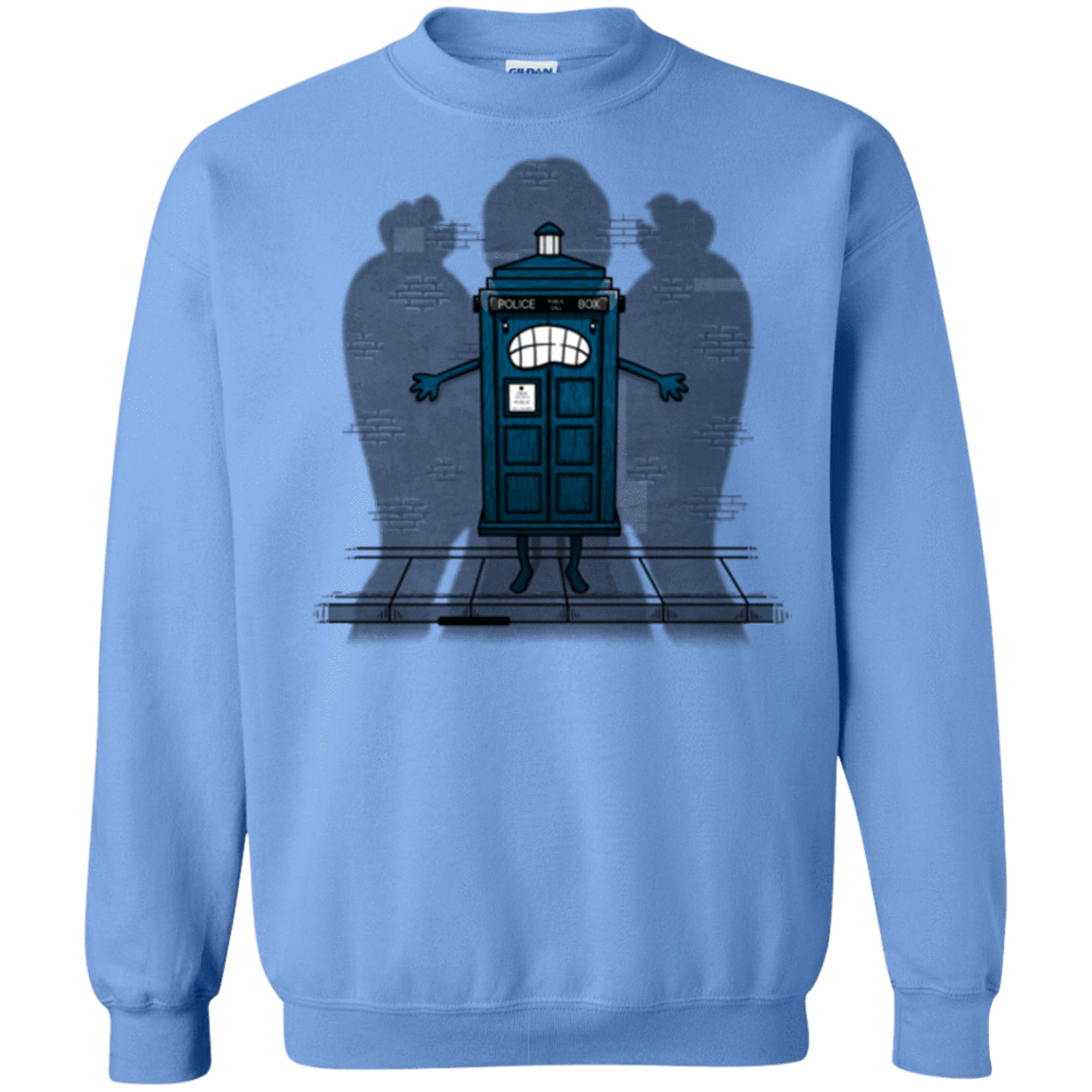 Sweatshirts Carolina Blue / Small Angels Are Here Crewneck Sweatshirt