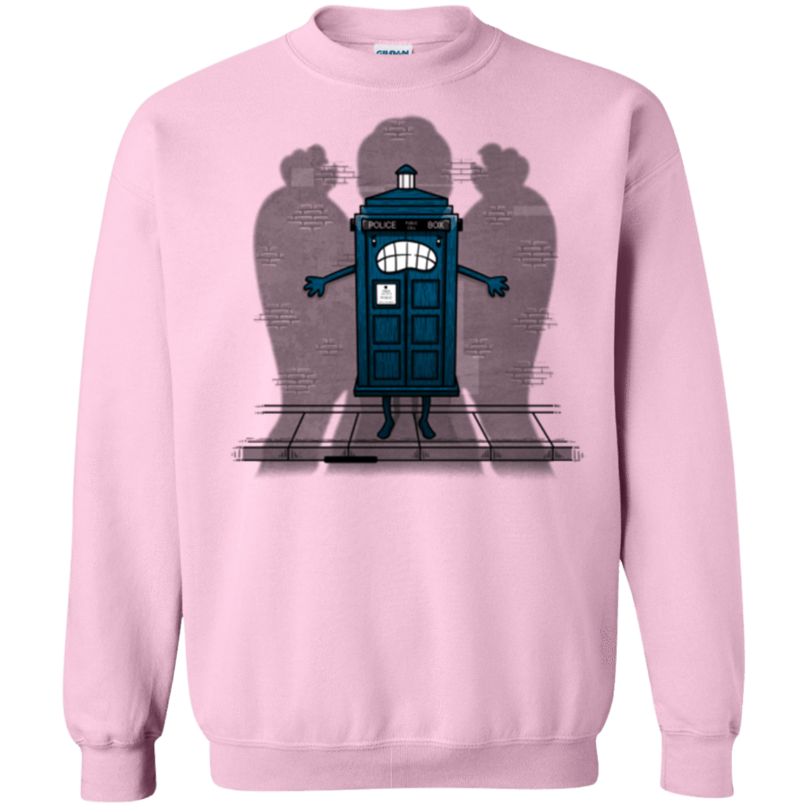 Sweatshirts Light Pink / Small Angels Are Here Crewneck Sweatshirt