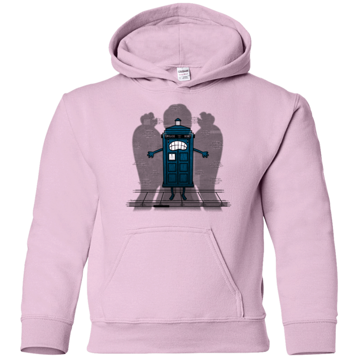 Sweatshirts Light Pink / YS Angels Are Here Youth Hoodie