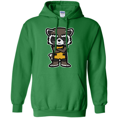 Sweatshirts Irish Green / Small Angry Racoon Pullover Hoodie