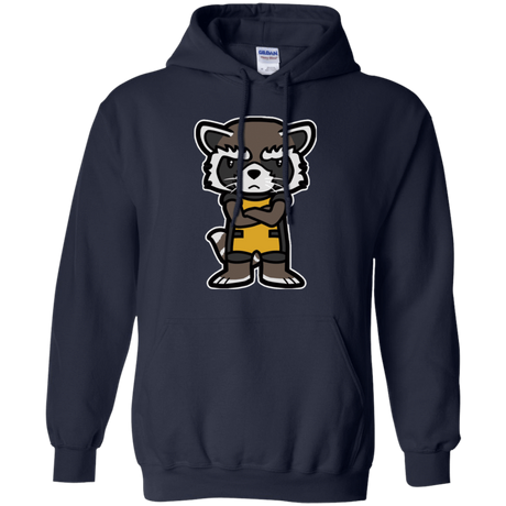 Sweatshirts Navy / Small Angry Racoon Pullover Hoodie