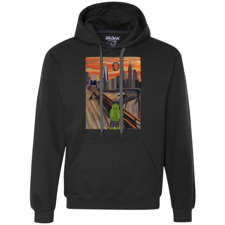 Sweatshirts Black / S Angry Scream Premium Fleece Hoodie