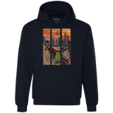 Sweatshirts Navy / S Angry Scream Premium Fleece Hoodie
