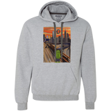 Sweatshirts Sport Grey / S Angry Scream Premium Fleece Hoodie