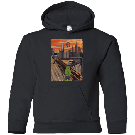 Sweatshirts Black / YS Angry Scream Youth Hoodie