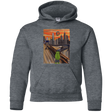 Sweatshirts Dark Heather / YS Angry Scream Youth Hoodie