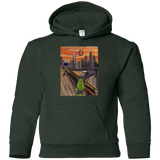 Sweatshirts Forest Green / YS Angry Scream Youth Hoodie