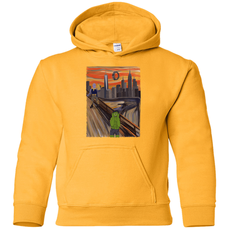 Sweatshirts Gold / YS Angry Scream Youth Hoodie