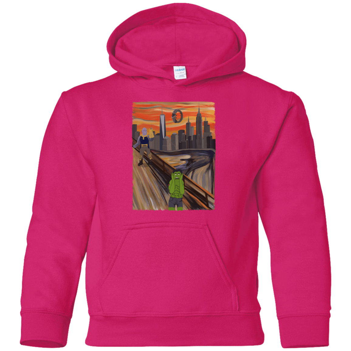 Sweatshirts Heliconia / YS Angry Scream Youth Hoodie